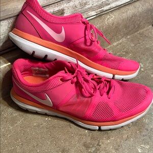 Nike Women's Pink Running Shoes Size 10